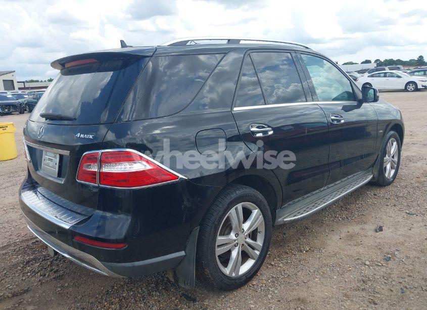 Photo 4 of 2012 Mercedes-benz Ml 350 4MATIC (VIN 4JGDA5HB4CA008744)