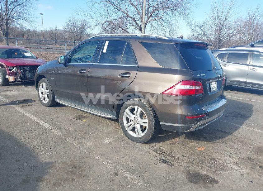 Photo 3 of 2012 Mercedes-benz Ml 350 4MATIC (VIN 4JGDA5HB5CA033829)