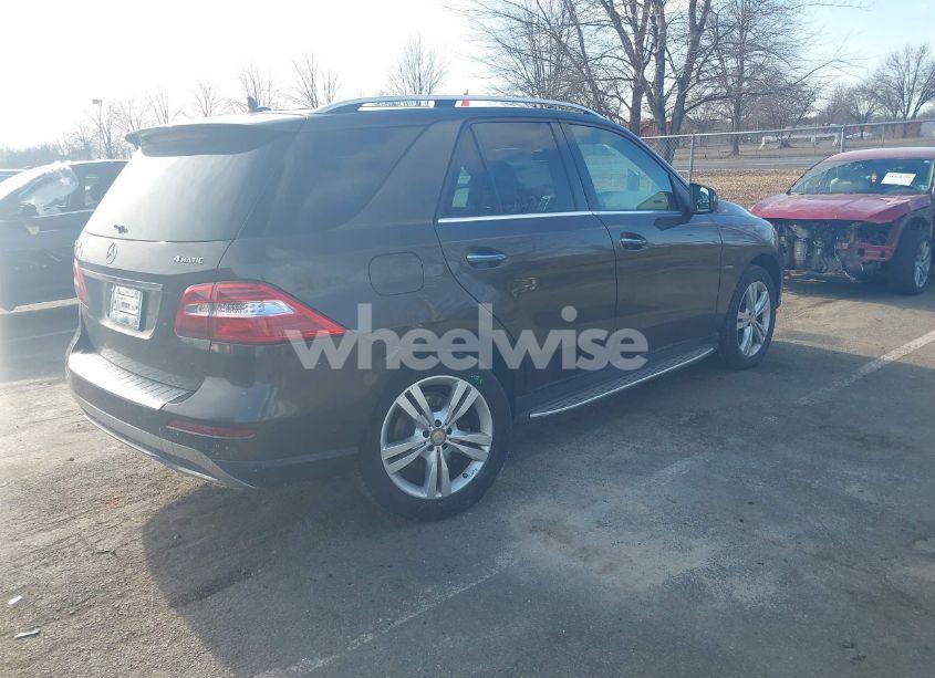 Photo 4 of 2012 Mercedes-benz Ml 350 4MATIC (VIN 4JGDA5HB5CA033829)