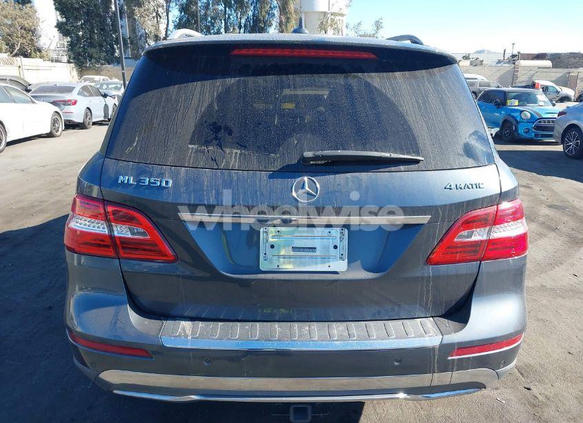 Photo 12 of 2013 Mercedes-benz Ml 350 4MATIC (VIN 4JGDA5HB5DA219422)