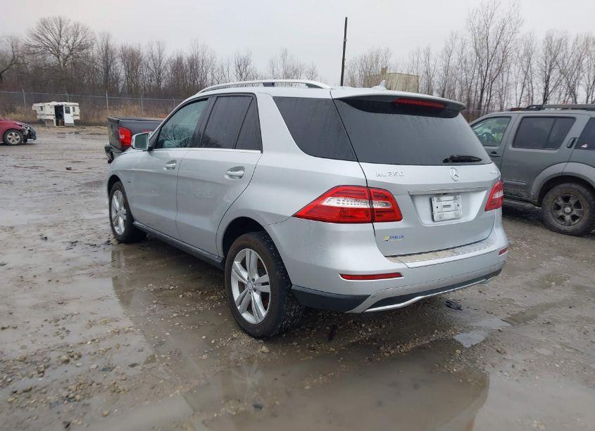 Photo 3 of 2012 Mercedes-benz Ml 350 4MATIC (VIN 4JGDA5HB6CA035038)