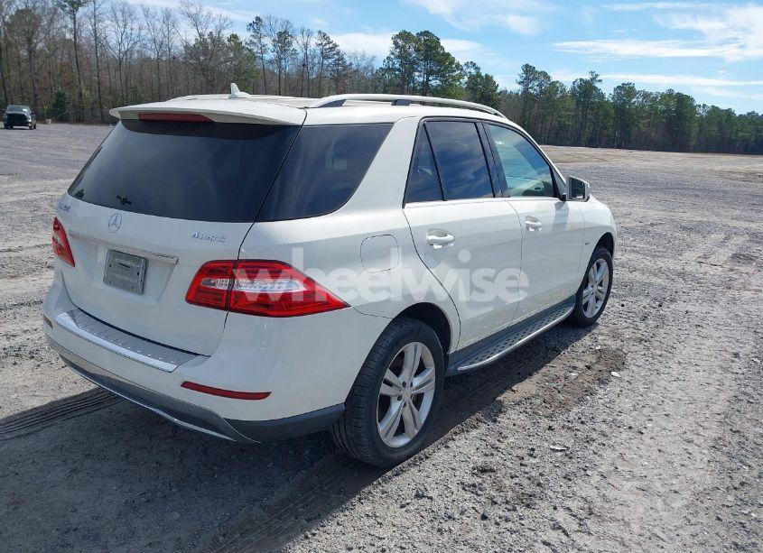 Photo 4 of 2012 Mercedes-benz Ml 350 4MATIC (VIN 4JGDA5HB6CA055919)