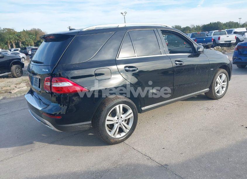 Photo 4 of 2012 Mercedes-benz Ml 350 4MATIC (VIN 4JGDA5HB7CA050776)