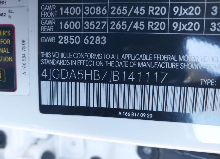 Photo 9 of 2018 Mercedes-benz Gle 350 4MATIC (VIN 4JGDA5HB7JB141117)