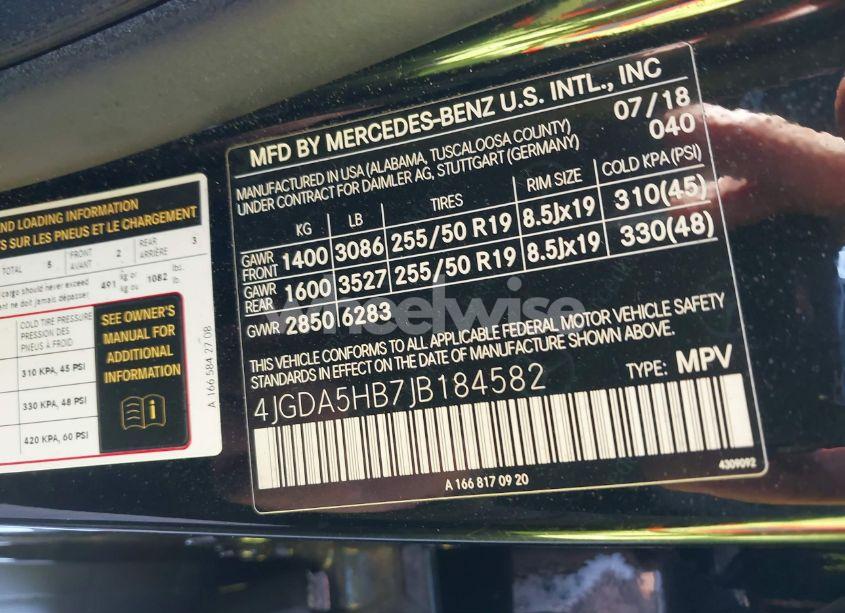 Photo 9 of 2018 Mercedes-benz Gle 350 4MATIC (VIN 4JGDA5HB7JB184582)