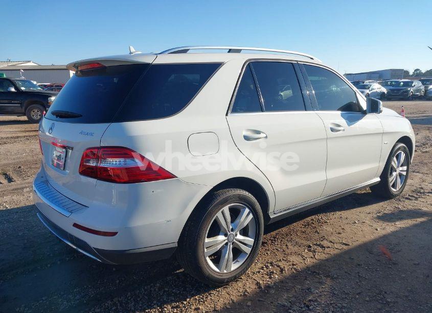 Photo 4 of 2012 Mercedes-benz Ml 350 4MATIC (VIN 4JGDA5HB8CA043786)