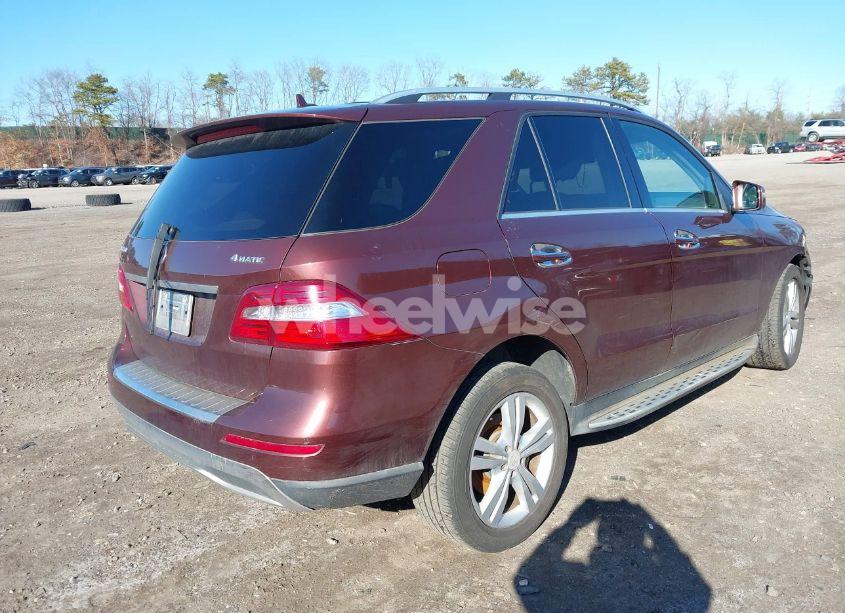 Photo 4 of 2013 Mercedes-benz Ml 350 4MATIC (VIN 4JGDA5HB8DA109674)
