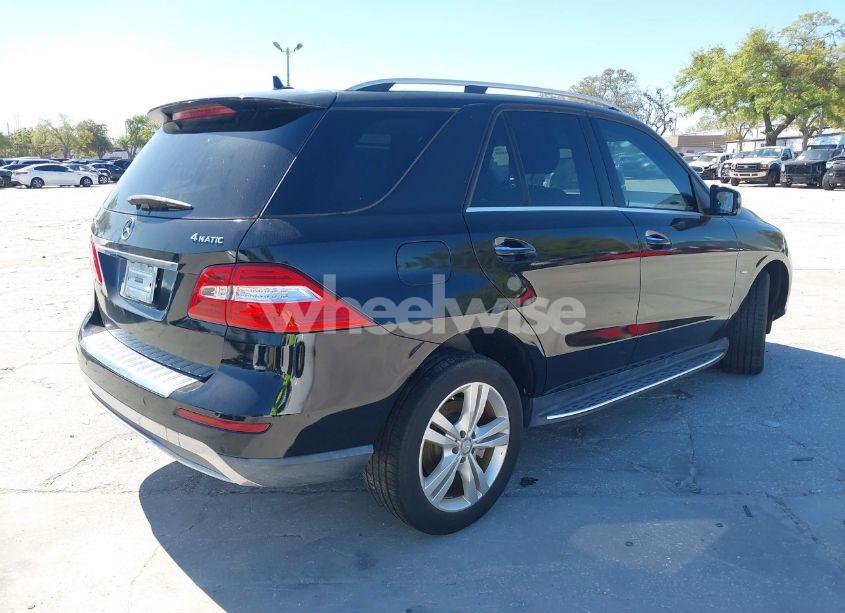 Photo 4 of 2012 Mercedes-benz Ml 350 4MATIC (VIN 4JGDA5HB9CA065375)