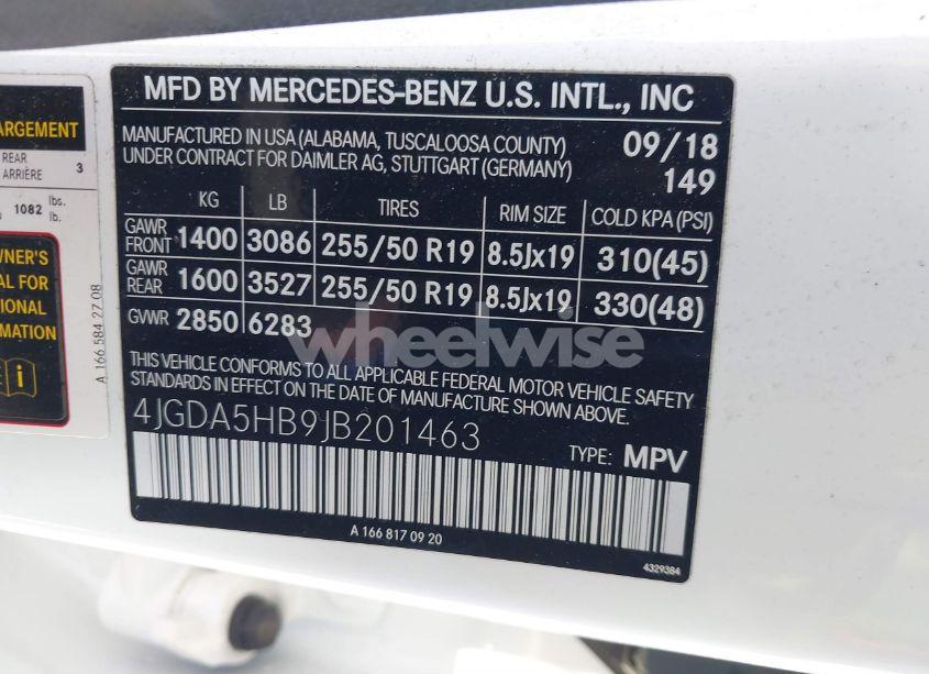 Photo 9 of 2018 Mercedes-benz Gle 350 4MATIC (VIN 4JGDA5HB9JB201463)