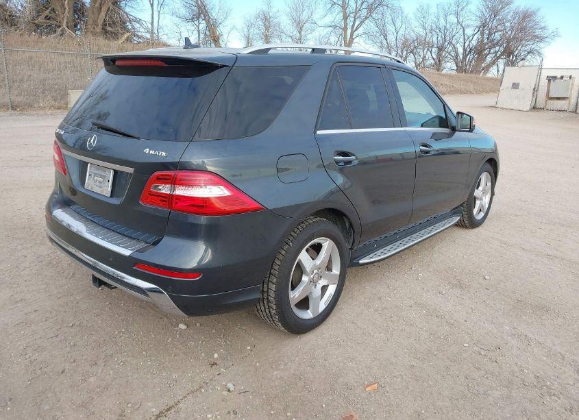 Photo 4 of 2014 Mercedes-benz Ml 350 4MATIC (VIN 4JGDA5HBXEA395464)