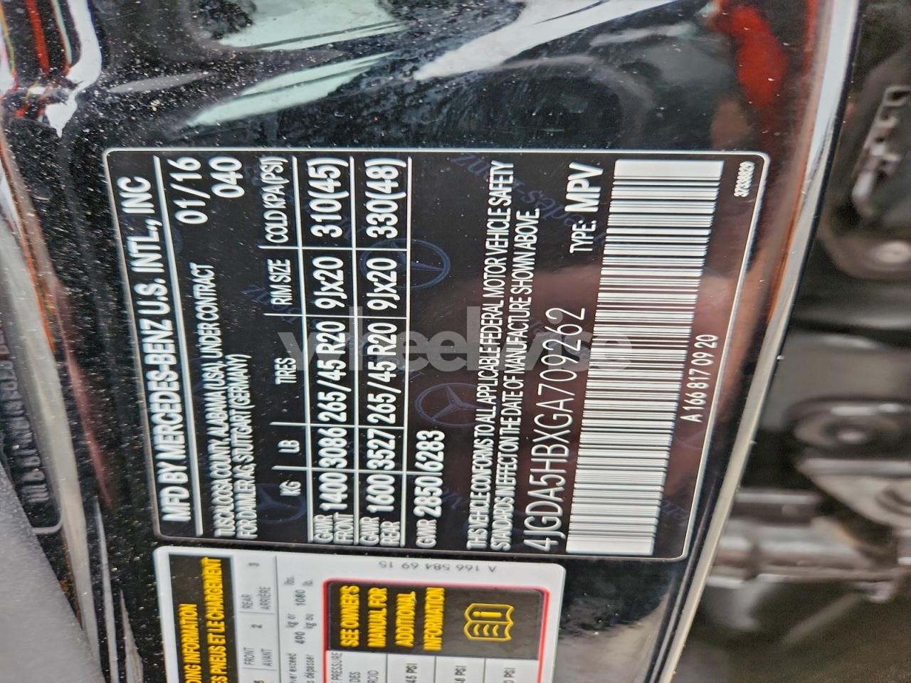 Photo 13 of 2016 MERCEDES-BENZ GLE 350 4MATIC (VIN 4JGDA5HBXGA709262)