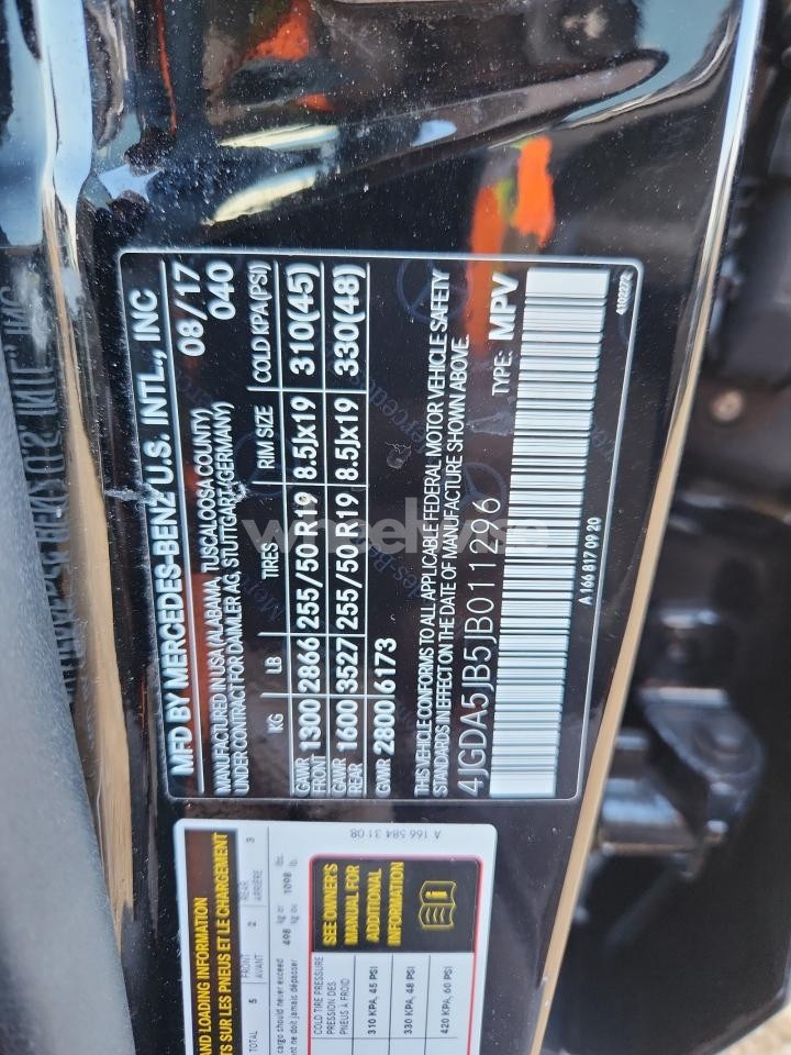 Photo 14 of 2018 MERCEDES-BENZ GLE 350 (VIN 4JGDA5JB5JB011296)