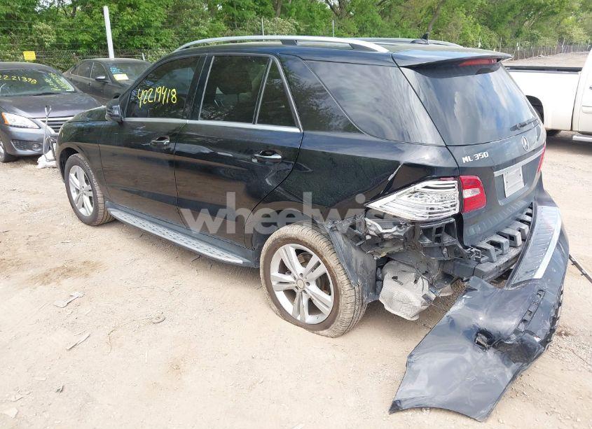 Photo 3 of 2013 Mercedes-benz Ml 350 (VIN 4JGDA5JB8DA259939)