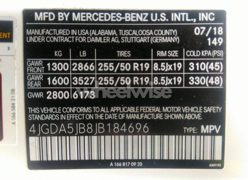 Photo 9 of 2018 Mercedes-benz Gle 350 (VIN 4JGDA5JB8JB184696)