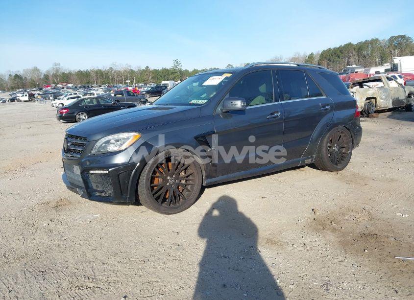 Photo 2 of 2012 Mercedes-benz Ml 63 AMG 4MATIC (VIN 4JGDA7EB0CA033186)