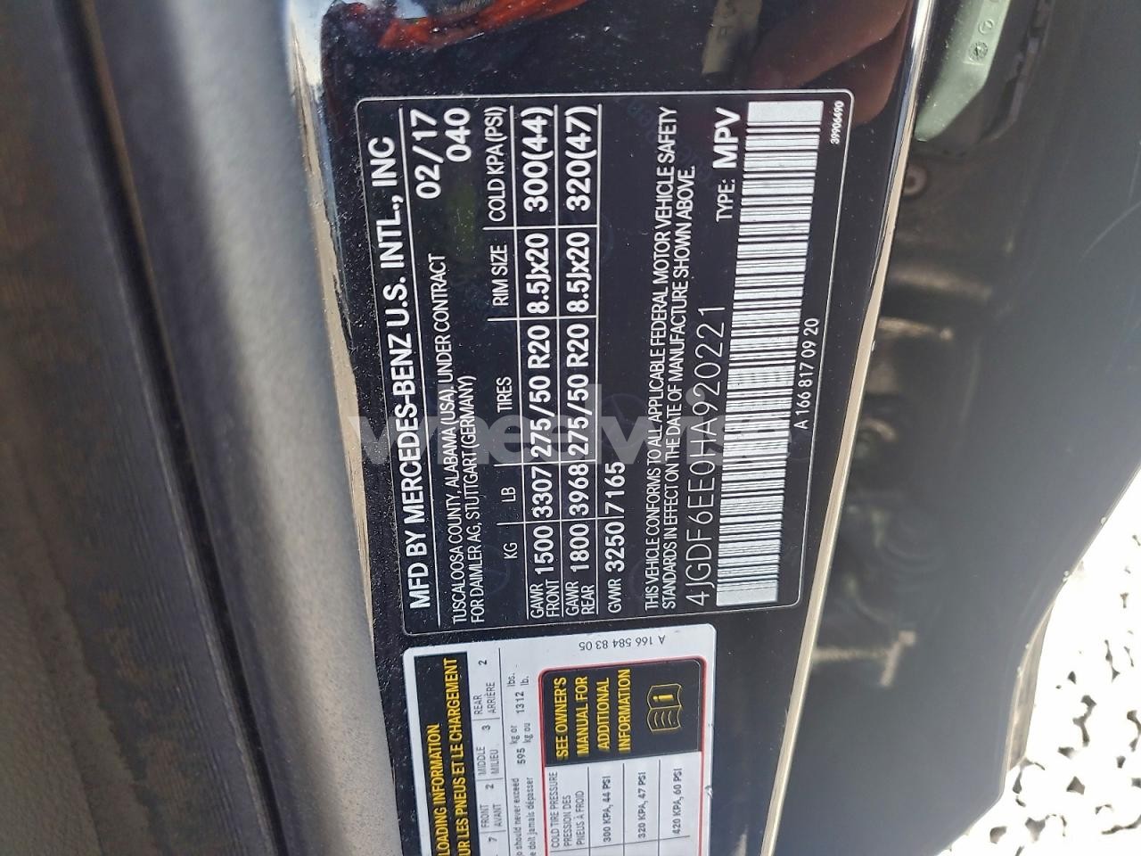 Photo 13 of 2017 MERCEDES-BENZ GLS 450 4MATIC (VIN 4JGDF6EE0HA920221)