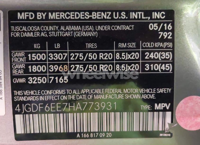 Photo 9 of 2017 Mercedes-benz Gls 450 4MATIC (VIN 4JGDF6EE7HA773931)