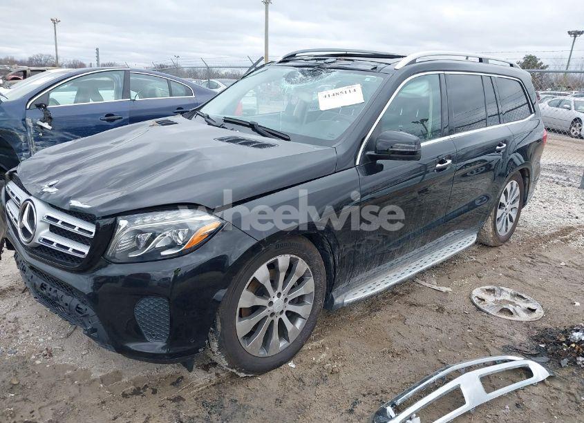 Photo 2 of 2017 Mercedes-benz Gls 450 4MATIC (VIN 4JGDF6EE7HA780376)