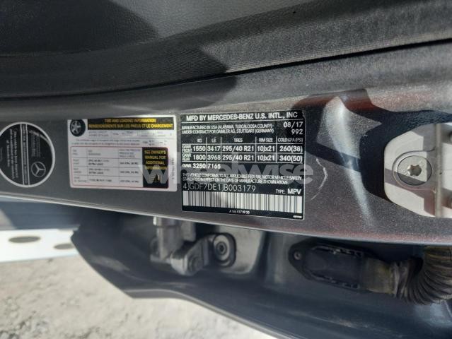 Photo 11 of 2018 MERCEDES-BENZ GLS 550 4MATIC N/A (VIN 4JGDF7DE1JB003179)