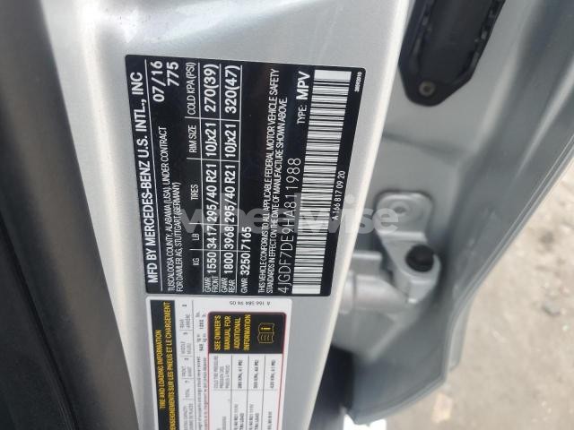 Photo 6 of 2017 MERCEDES-BENZ GLS 550 4MATIC (VIN 4JGDF7DE9HA811988)