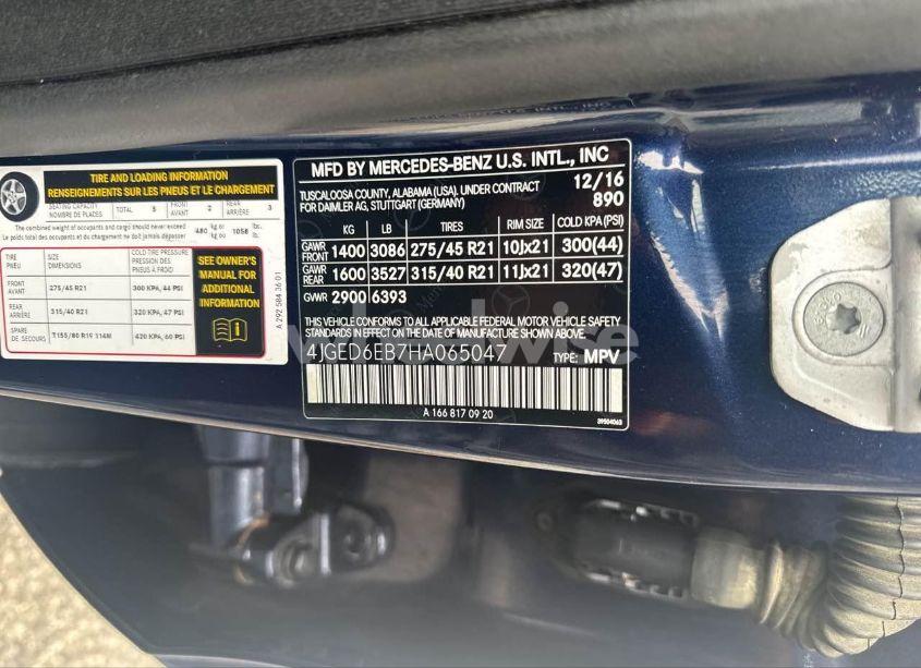 Photo 9 of 2017 Mercedes-benz Gle COUPE 43 AMG (VIN 4JGED6EB7HA065047)