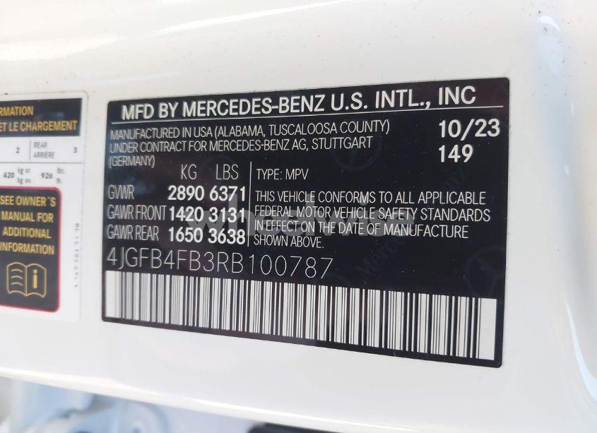 Photo 9 of 2024 Mercedes-benz Gle 350 4MATIC (VIN 4JGFB4FB3RB100787)