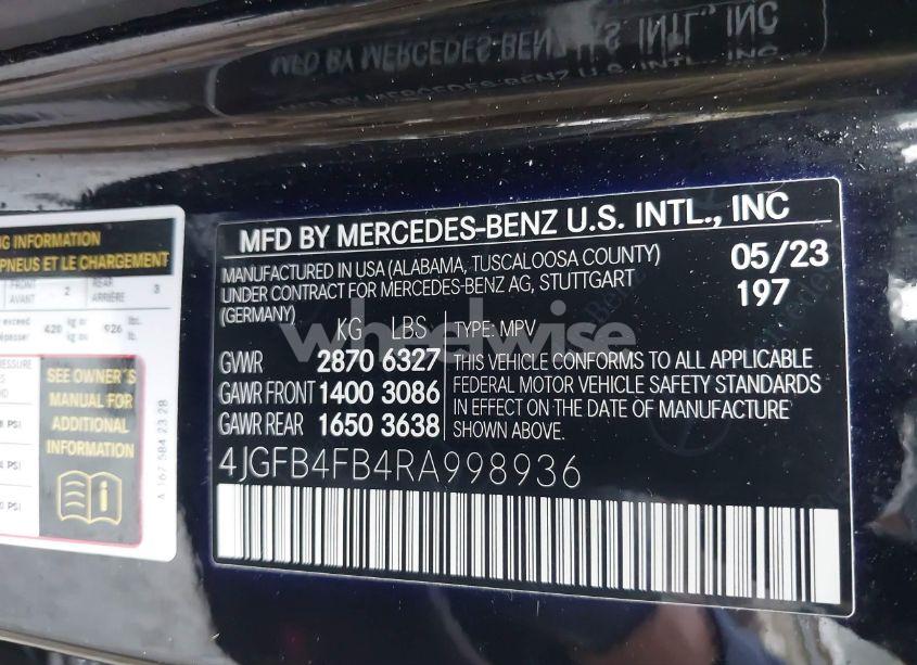 Photo 9 of 2024 Mercedes-benz Gle 350 4MATIC (VIN 4JGFB4FB4RA998936)