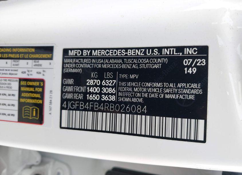 Photo 9 of 2024 Mercedes-benz Gle 350 4MATIC (VIN 4JGFB4FB4RB026084)