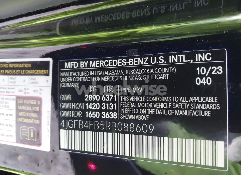 Photo 9 of 2024 Mercedes-benz Gle 350 4MATIC (VIN 4JGFB4FB5RB088609)