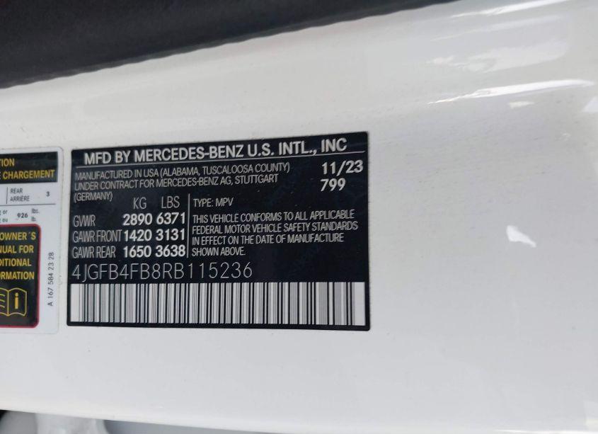 Photo 9 of 2024 Mercedes-benz Gle 350 4MATIC (VIN 4JGFB4FB8RB115236)