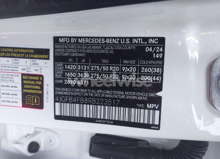 Photo 9 of 2024 Mercedes-benz Gle 350 4MATIC (VIN 4JGFB4FB8RB223517)