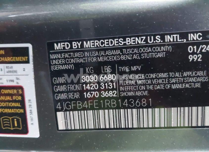 Photo 9 of 2024 Mercedes-benz Gle 350 4MATIC (VIN 4JGFB4FE1RB143681)