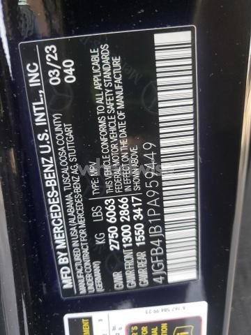 Photo 10 of 2023 MERCEDES-BENZ GLE 350 (VIN 4JGFB4JB1PA959449)