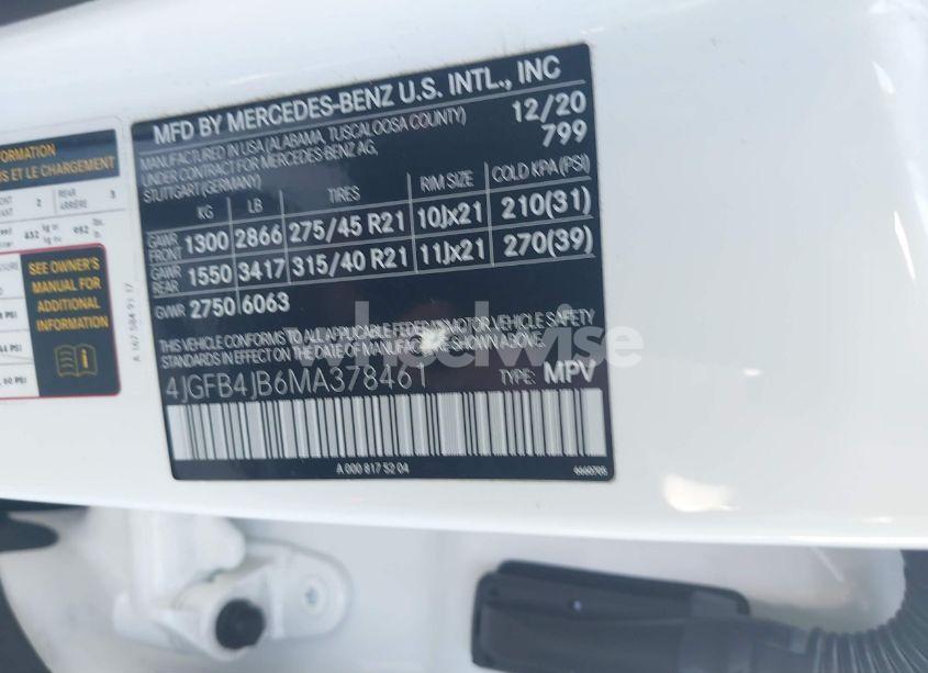 Photo 9 of 2021 Mercedes-benz Gle 350 (VIN 4JGFB4JB6MA378461)