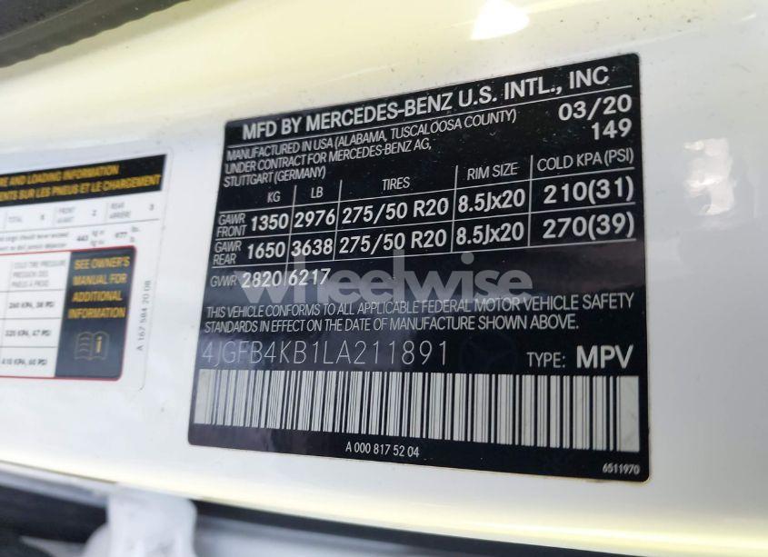 Photo 9 of 2020 Mercedes-benz Gle 350 4MATIC (VIN 4JGFB4KB1LA211891)