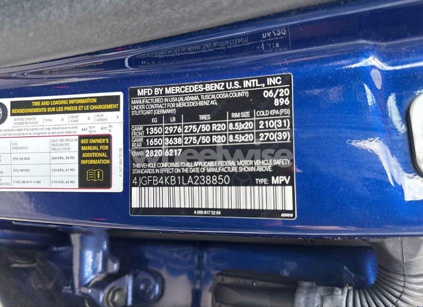 Photo 9 of 2020 Mercedes-benz Gle 350 4MATIC (VIN 4JGFB4KB1LA238850)
