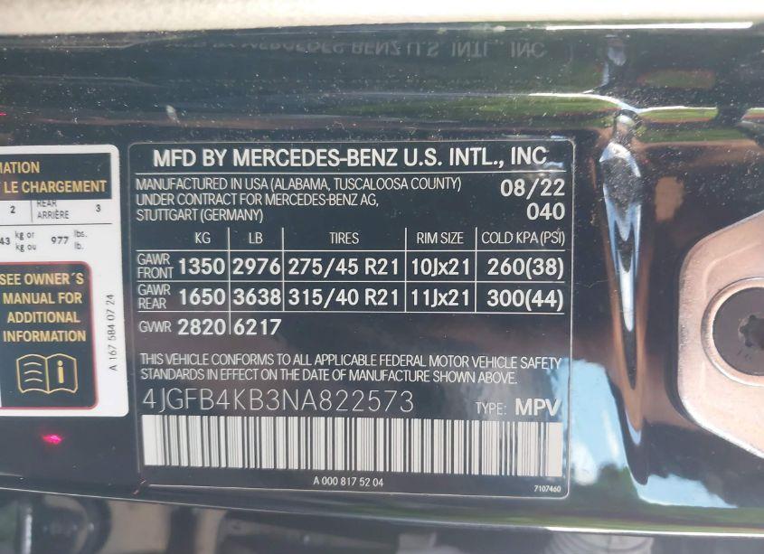 Photo 9 of 2022 Mercedes-benz Gle 350 4MATIC (VIN 4JGFB4KB3NA822573)