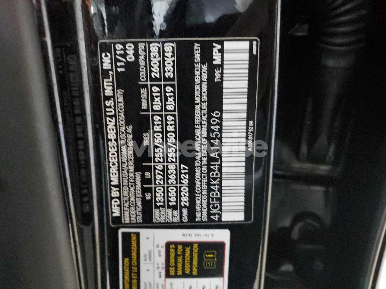 Photo 13 of 2020 MERCEDES-BENZ GLE 350 4MATIC (VIN 4JGFB4KB4LA145496)