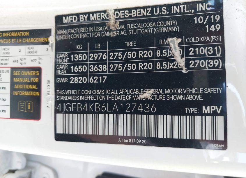 Photo 9 of 2020 Mercedes-benz Gle 350 4MATIC (VIN 4JGFB4KB6LA127436)