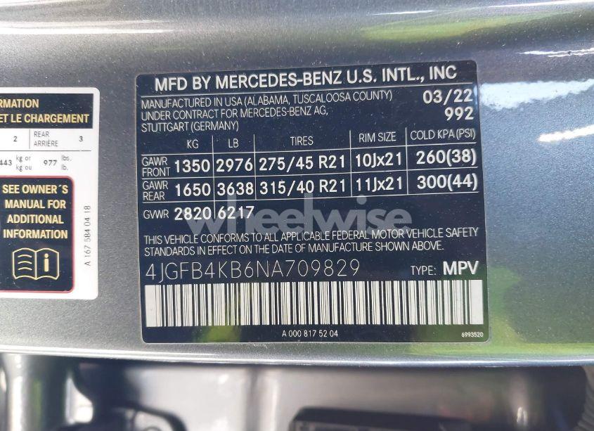 Photo 9 of 2022 Mercedes-benz Gle 350 4MATIC (VIN 4JGFB4KB6NA709829)