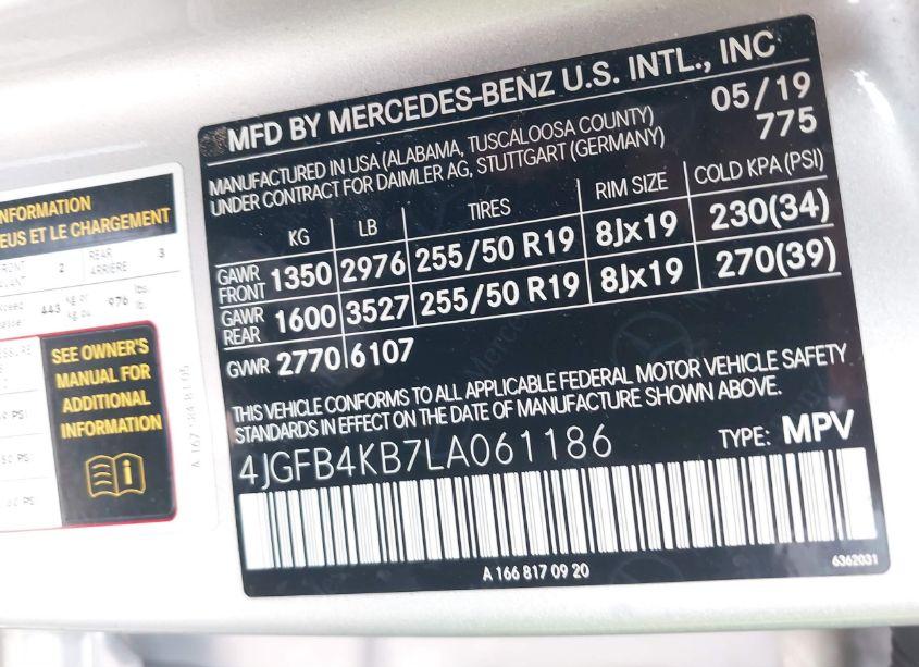 Photo 9 of 2020 Mercedes-benz Gle 350 4MATIC (VIN 4JGFB4KB7LA061186)