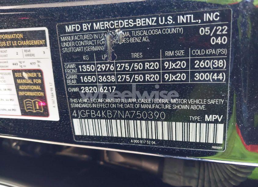 Photo 9 of 2022 Mercedes-benz Gle 350 4MATIC (VIN 4JGFB4KB7NA750390)