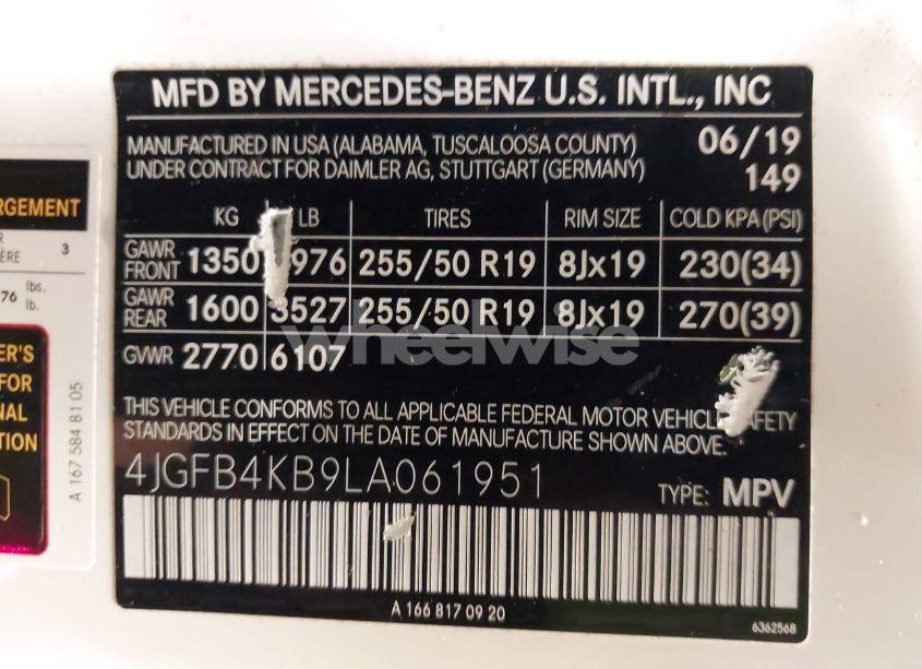 Photo 9 of 2020 Mercedes-benz Gle 350 4MATIC (VIN 4JGFB4KB9LA061951)