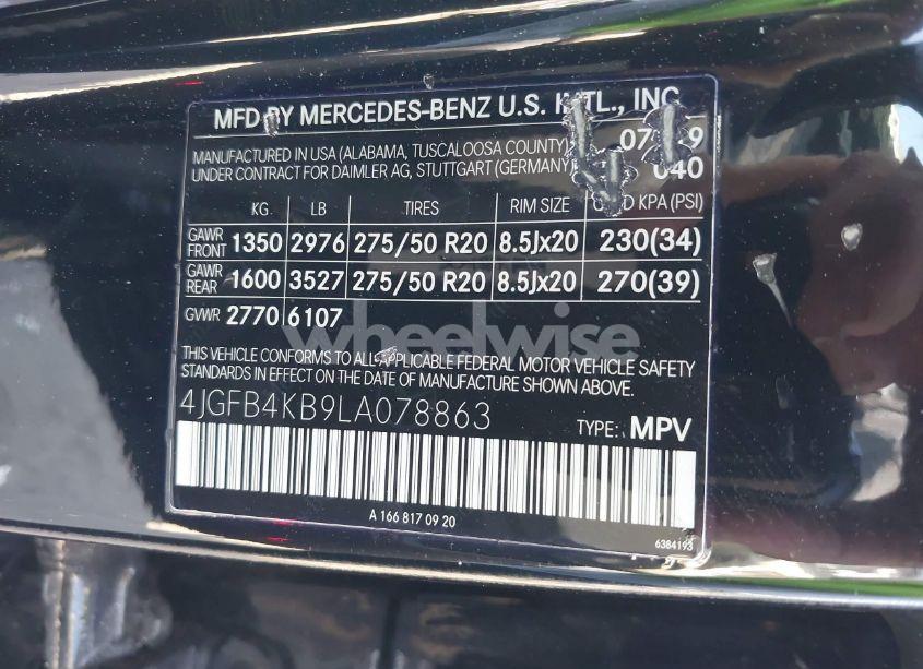 Photo 9 of 2020 Mercedes-benz Gle 350 4MATIC (VIN 4JGFB4KB9LA078863)