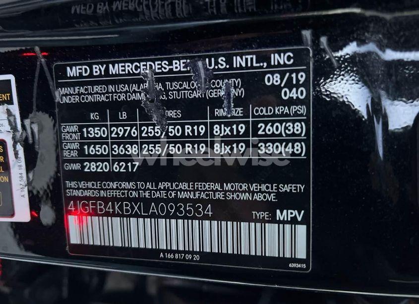 Photo 9 of 2020 Mercedes-benz Gle 350 4MATIC (VIN 4JGFB4KBXLA093534)