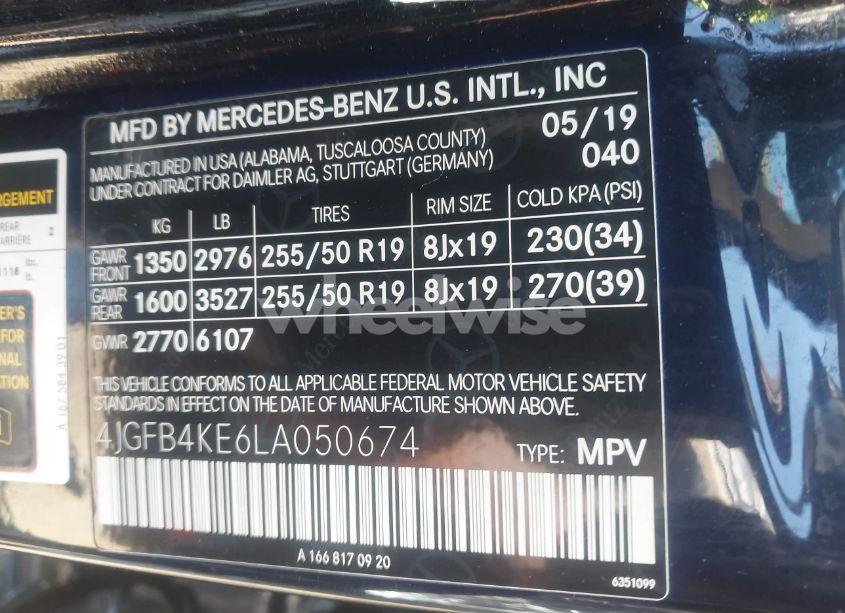 Photo 9 of 2020 Mercedes-benz Gle 350 4MATIC (VIN 4JGFB4KE6LA050674)