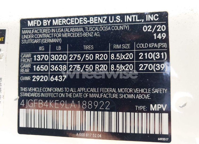 Photo 9 of 2020 Mercedes-benz Gle 350 4MATIC (VIN 4JGFB4KE9LA188922)