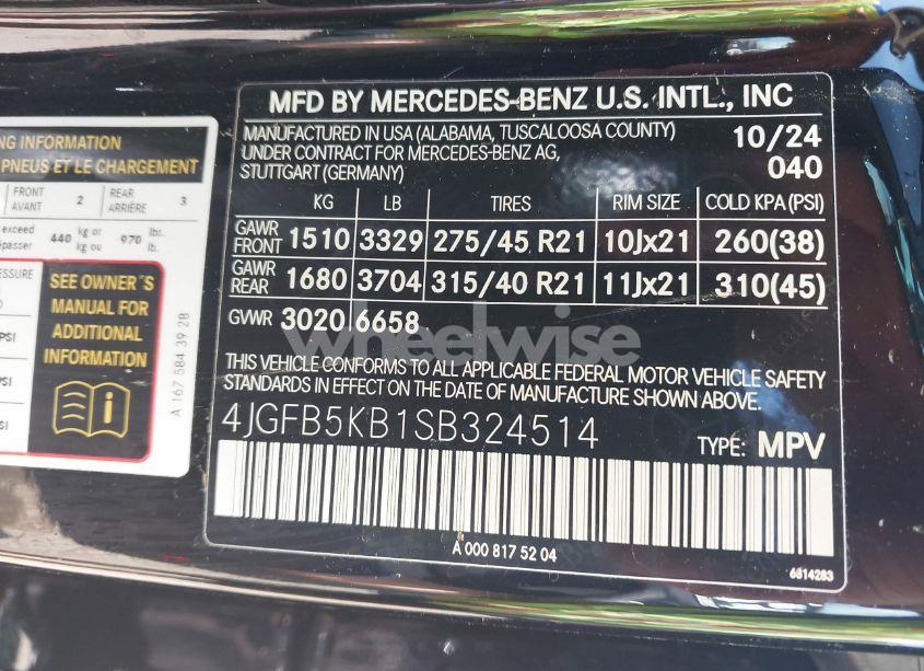 Photo 9 of 2025 Mercedes-benz Gle 450 4MATIC (VIN 4JGFB5KB1SB324514)