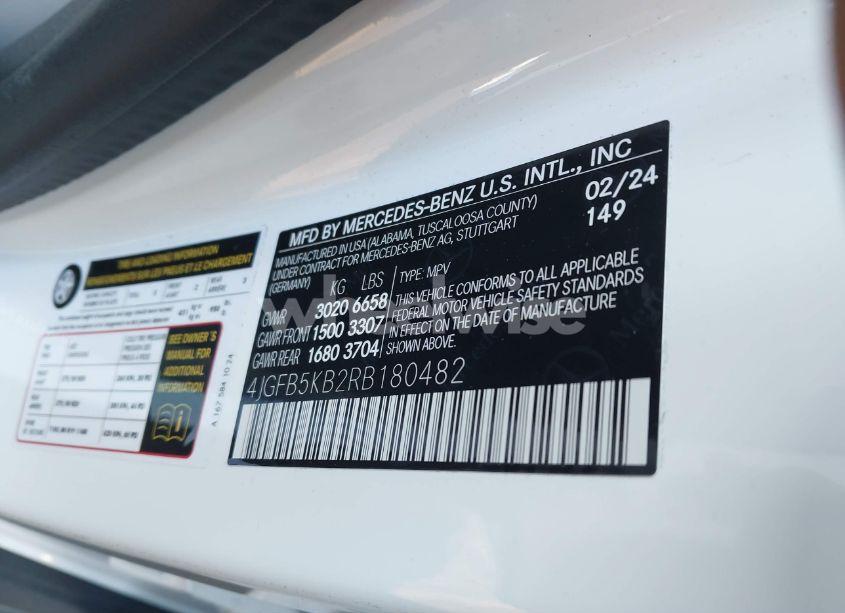 Photo 9 of 2024 Mercedes-benz Gle 450 4MATIC (VIN 4JGFB5KB2RB180482)