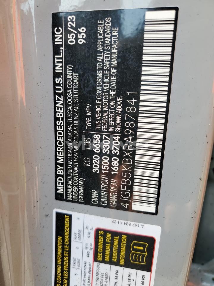 Photo 13 of 2024 MERCEDES-BENZ GLE 450 4MATIC N/A (VIN 4JGFB5KBXRA987841)